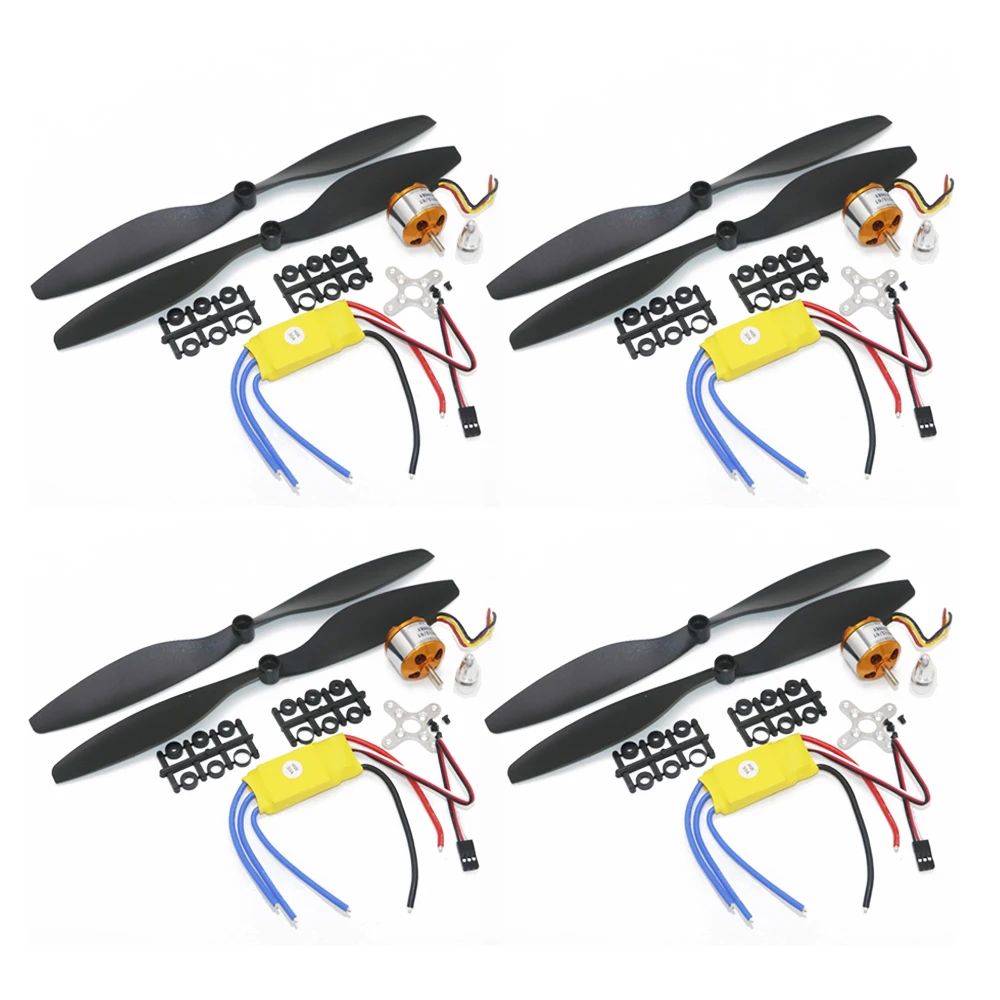 4 set/lote a2212 1000kv 1400kv - Drone Power Distribution Board avaliação e preço